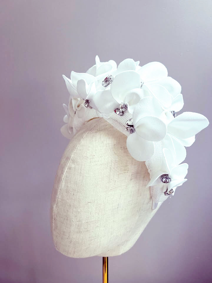 Bespoke Sinamay Halo Crown