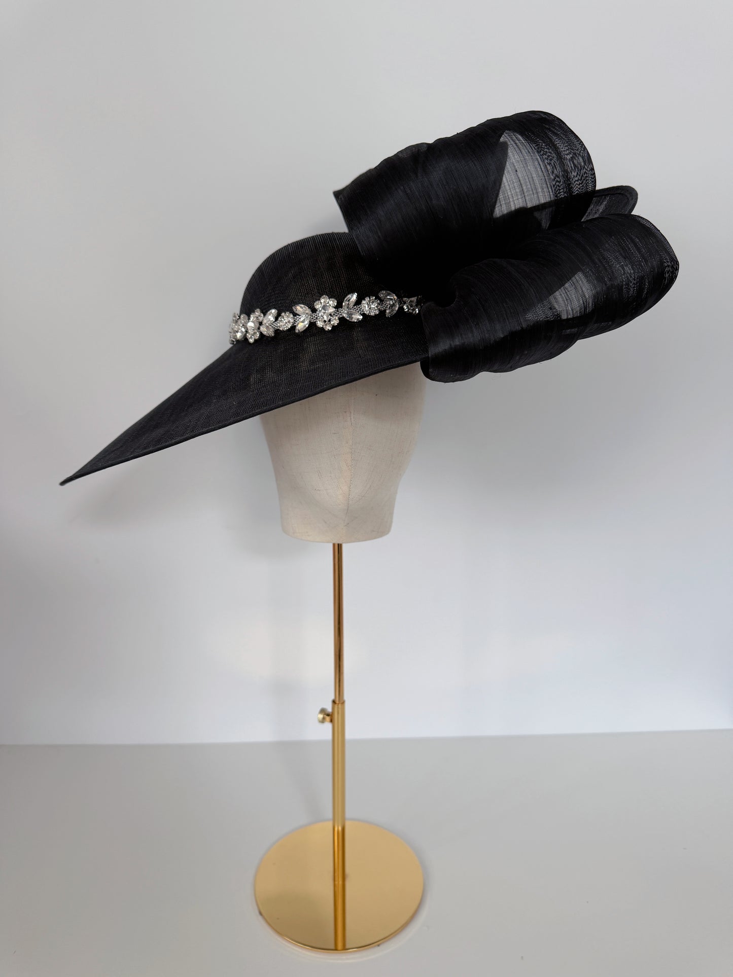 Oversized Statemnet Hat in Black