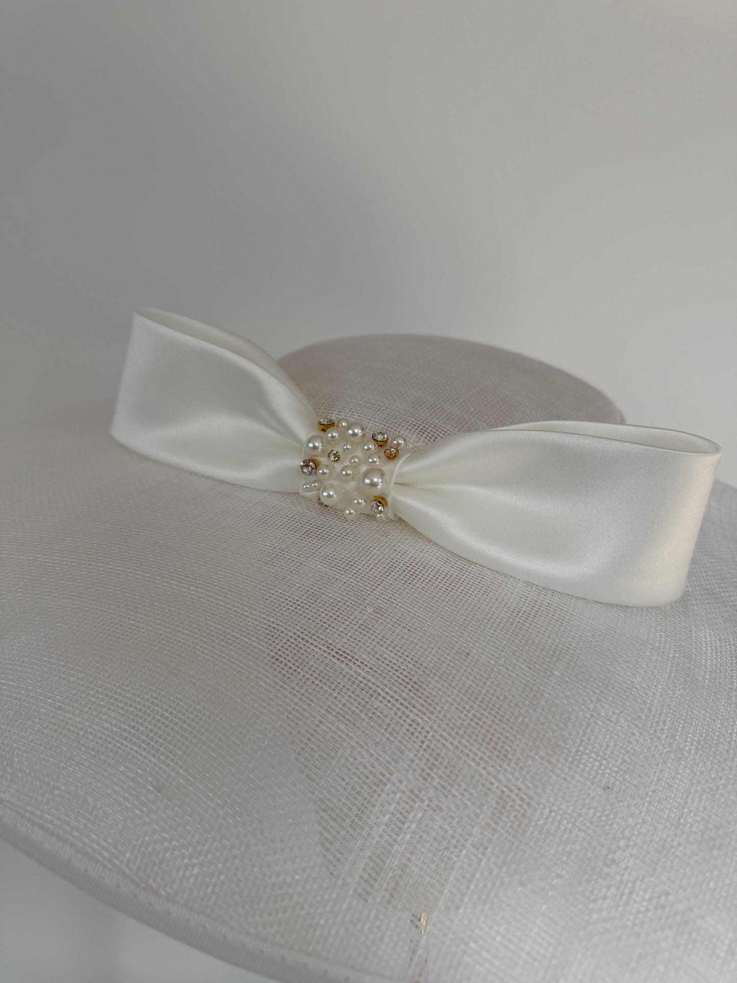 Absolutely Stunning Hat in White/ Porcelain