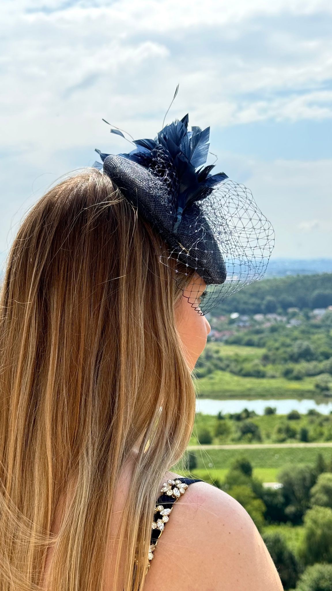Fascinator with Feathers