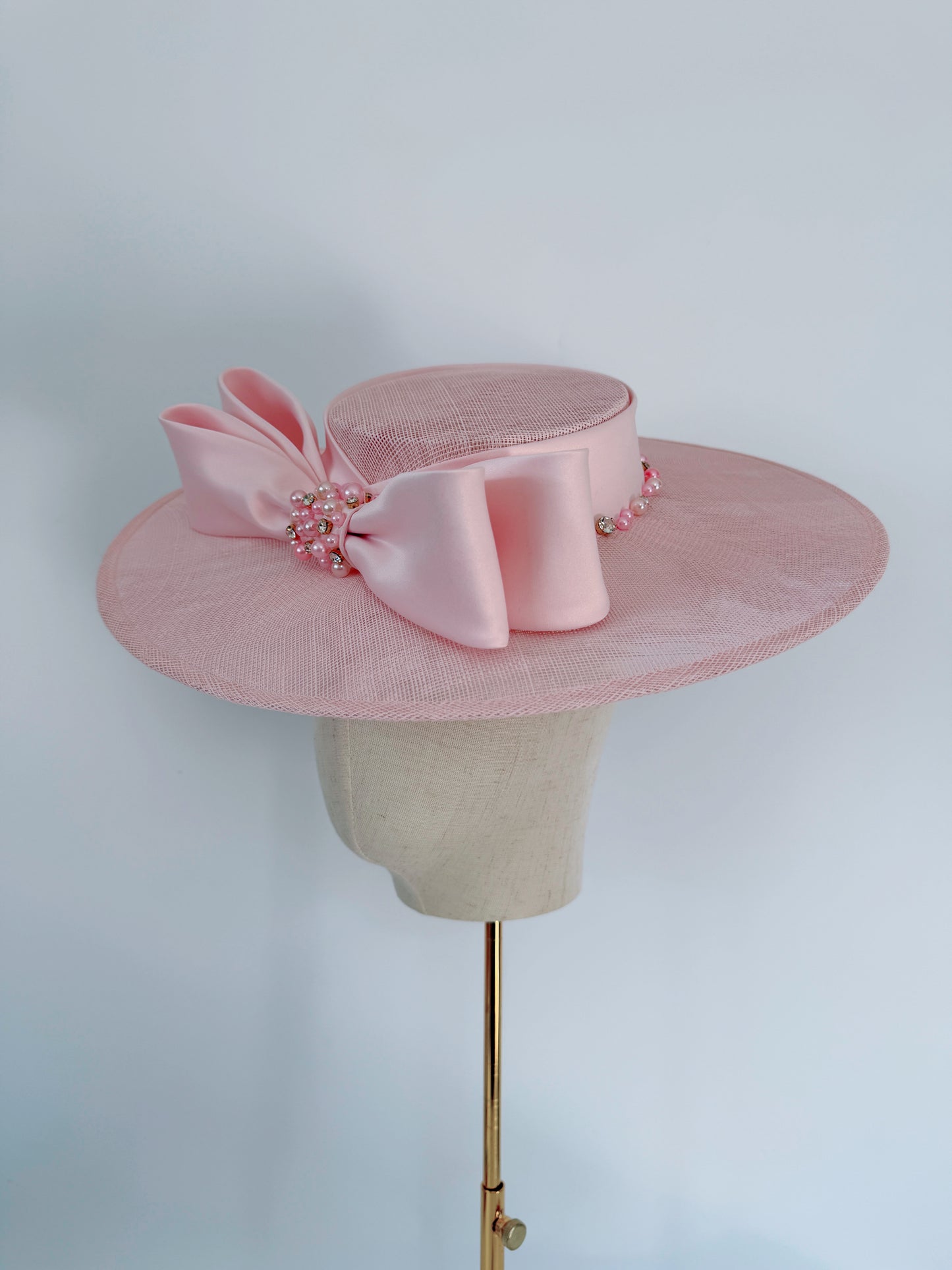 Boater in Pink
