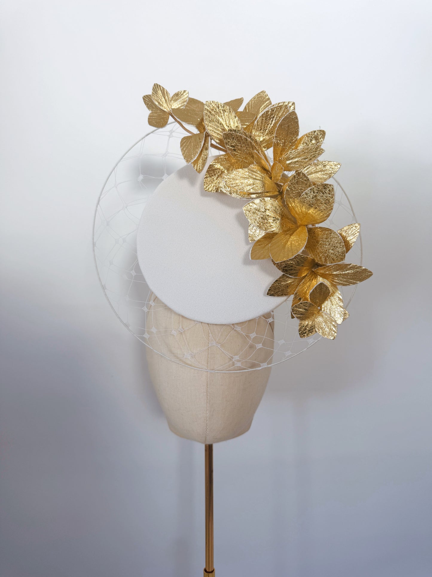 White & Gold Headpiece
