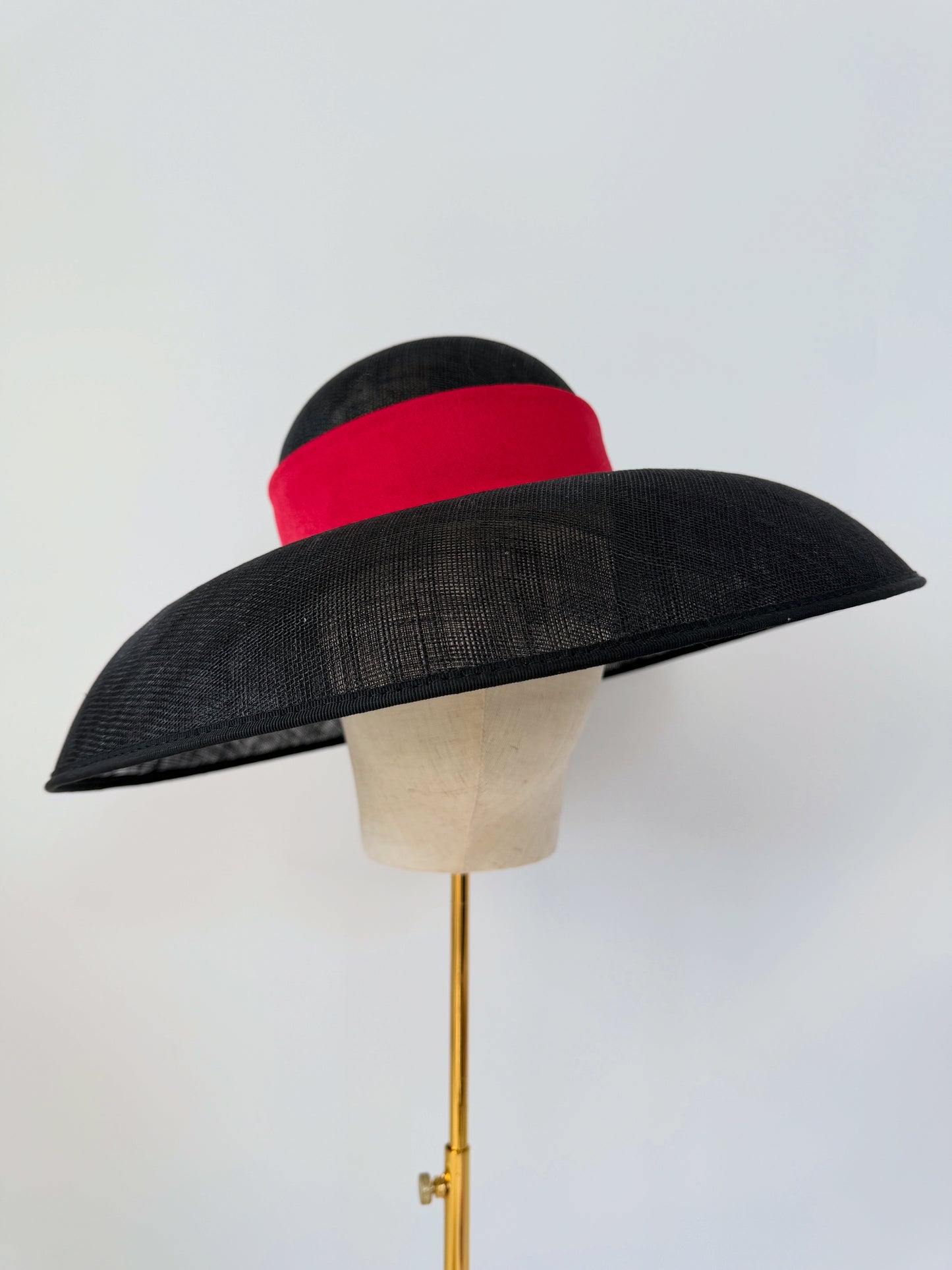 Statement Hat in Black & Red