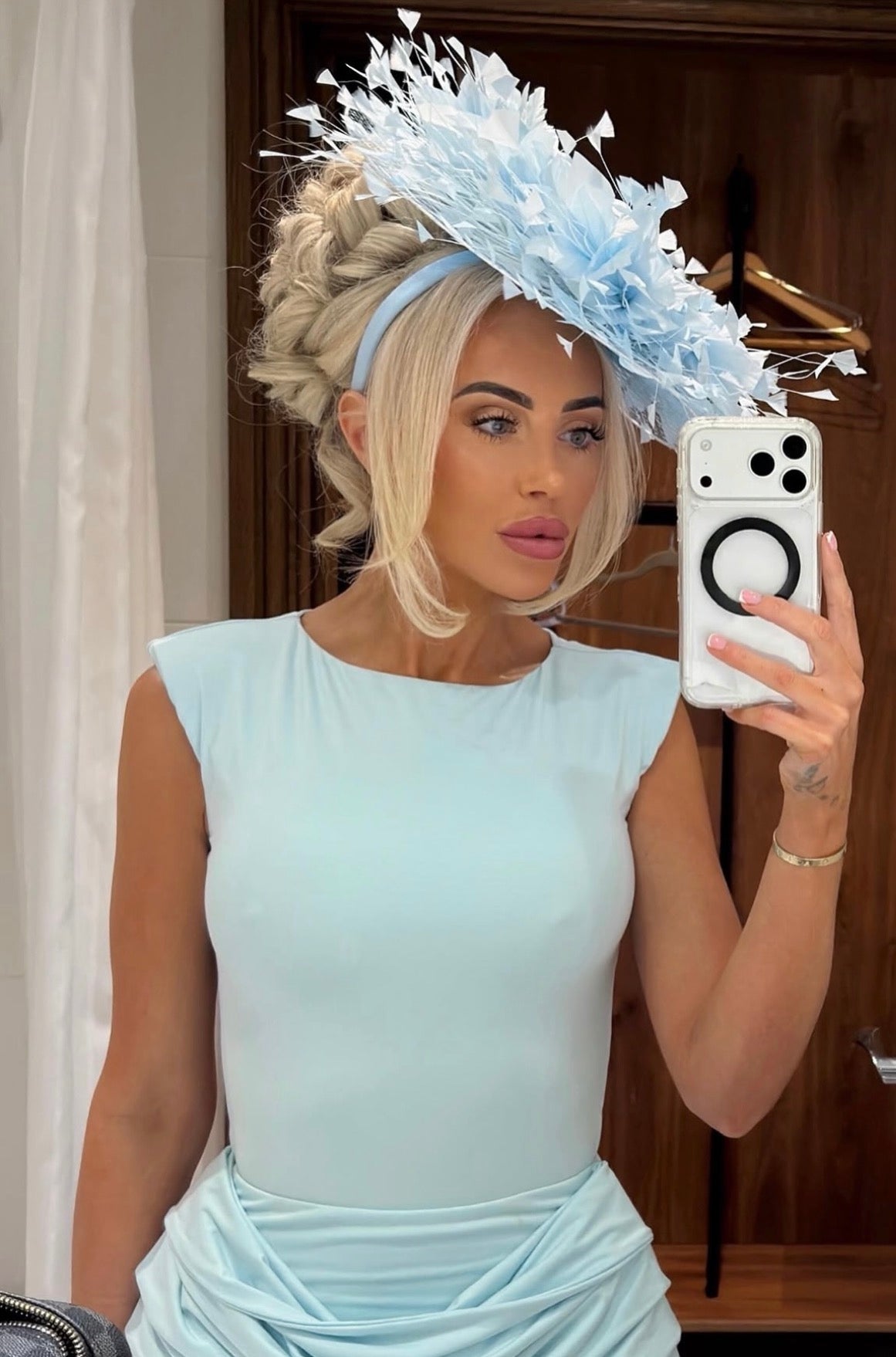 Bespoke Blue Headpiece