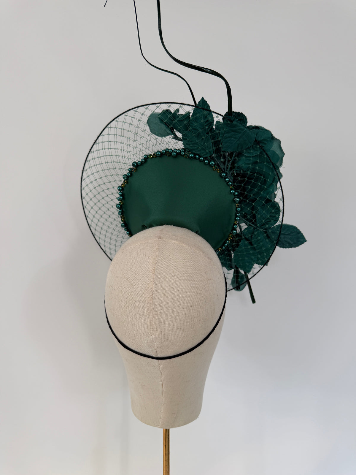 Green Handmade Heapdiece
