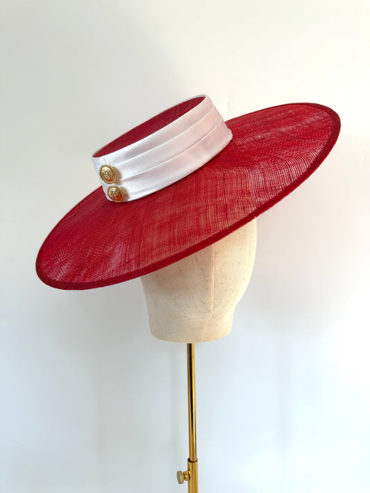 Red Boater