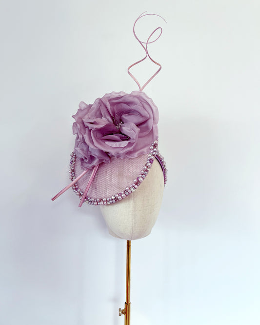 Fascinator in Lilac