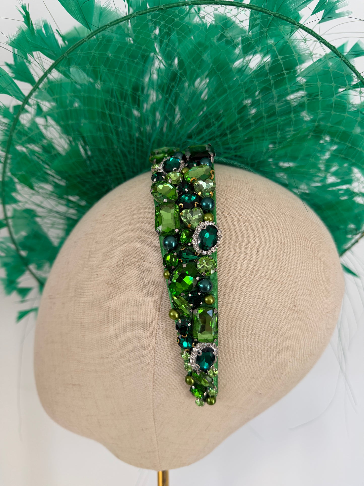 Bespoke Feathered Headpiece
