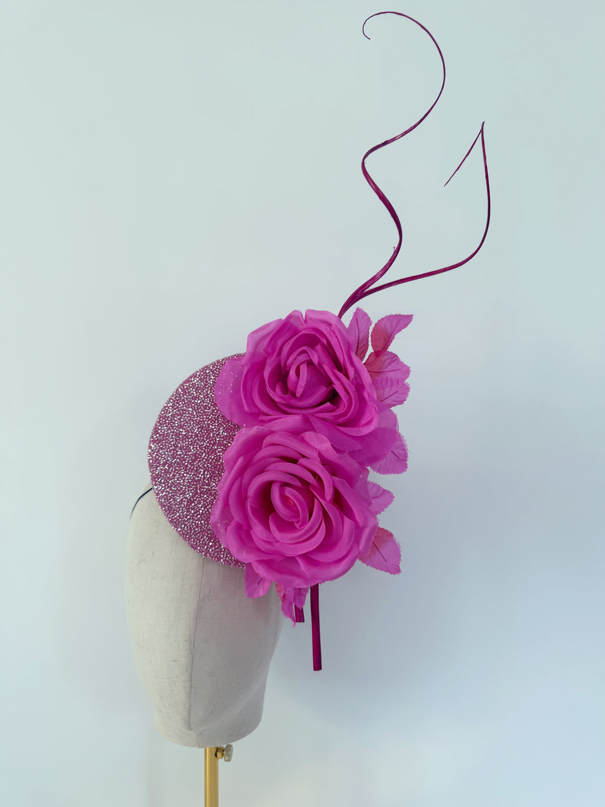 Handmade Hot Pink Headpiece
