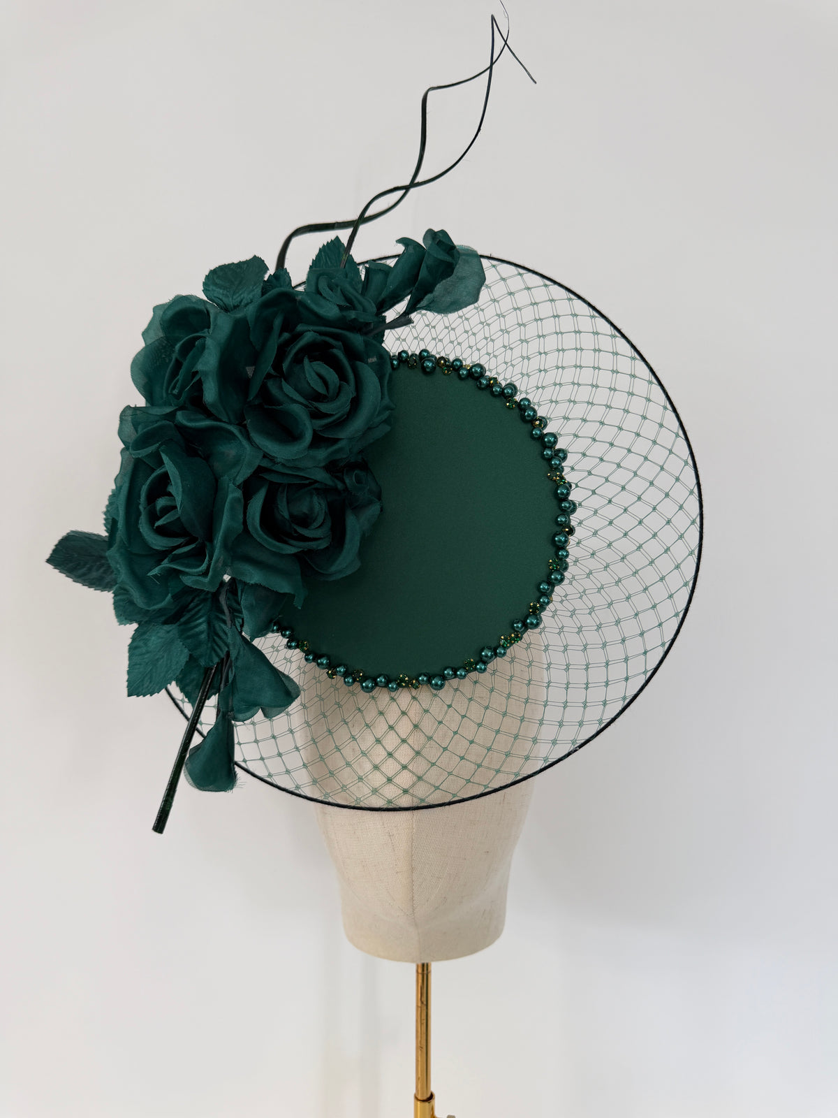 Green Handmade Heapdiece
