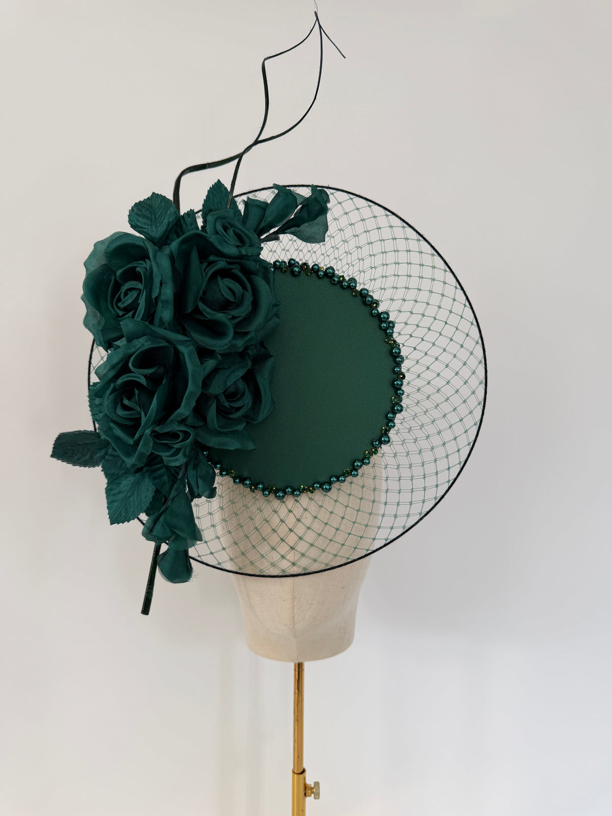 Green Handmade Heapdiece