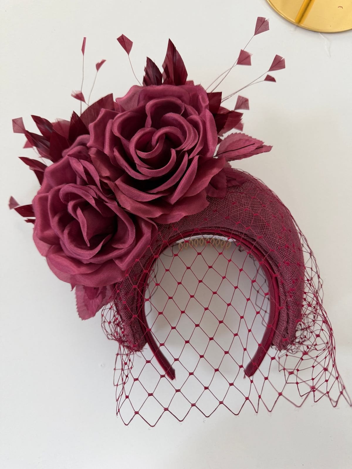 Handmade Crown in Burgundy