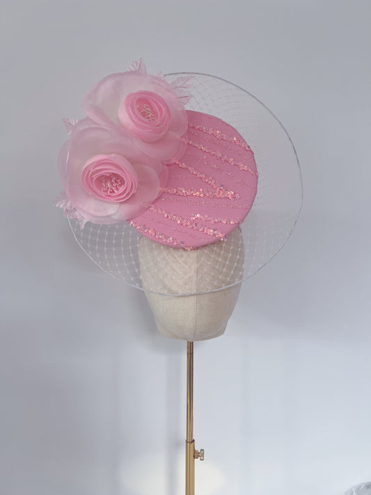 Fascinator in Pink