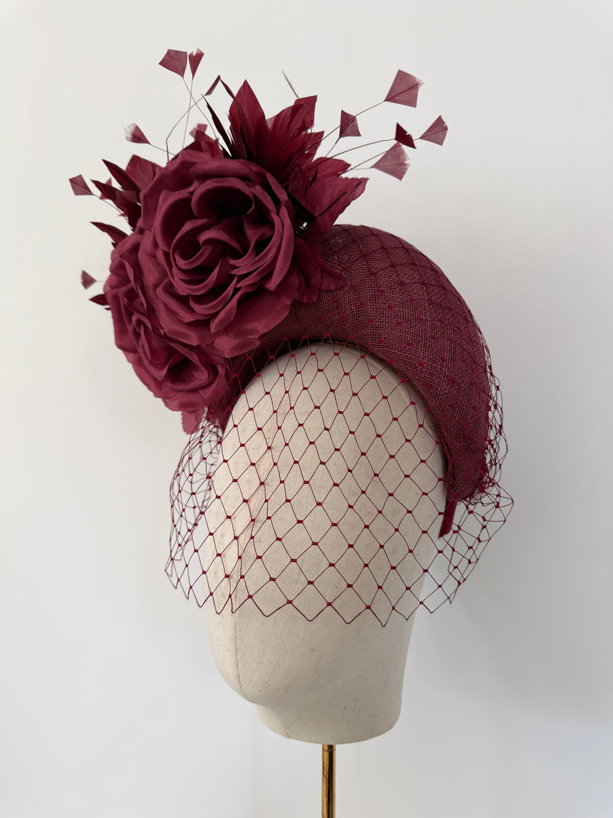 Handmade Crown in Burgundy