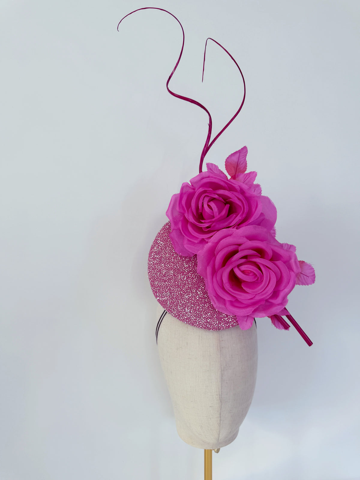 Handmade Hot Pink Headpiece