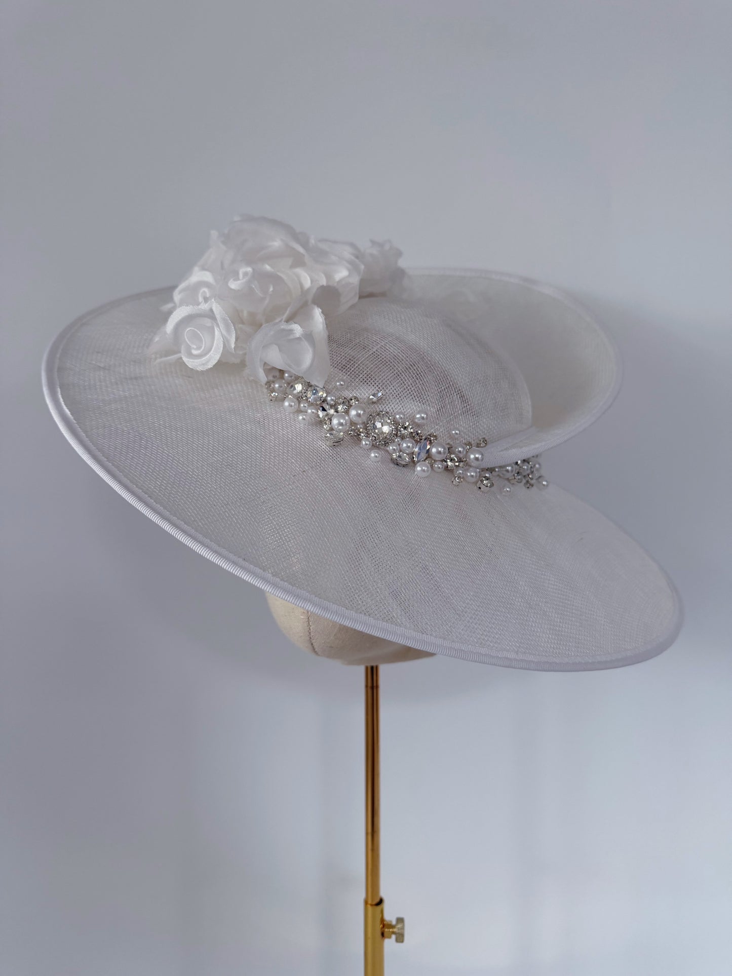 Hat Adorned with Roses
