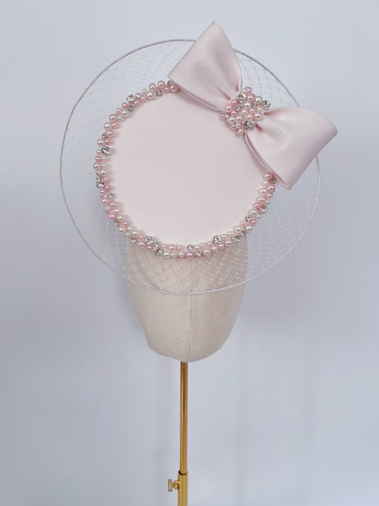 Bespoke Headpiece in Light Pink