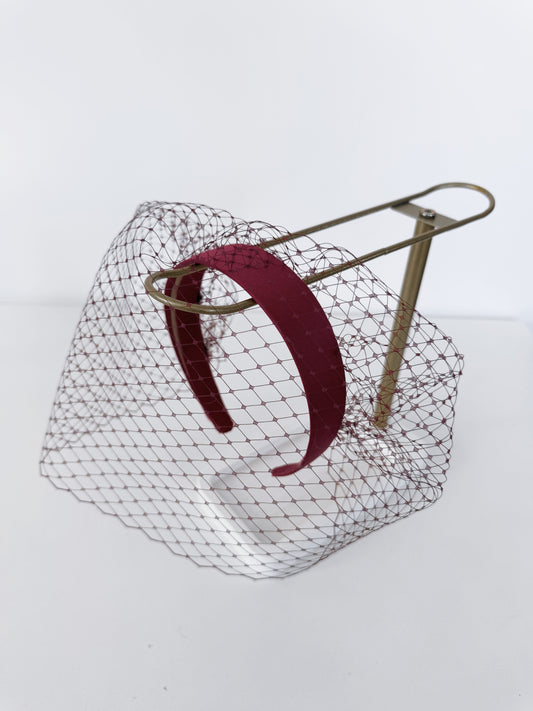 Headband with veiling