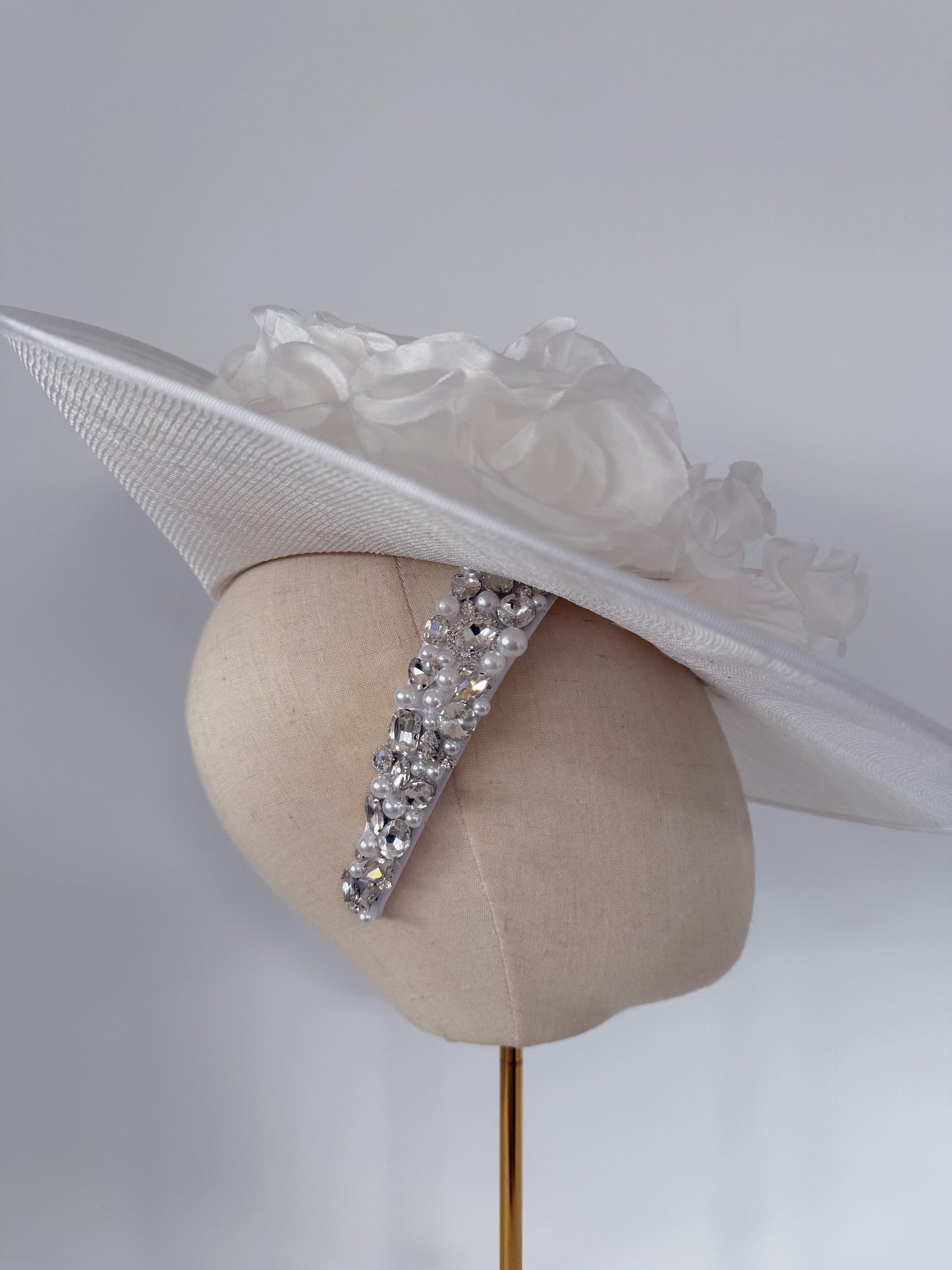 Hat Adorned with Roses