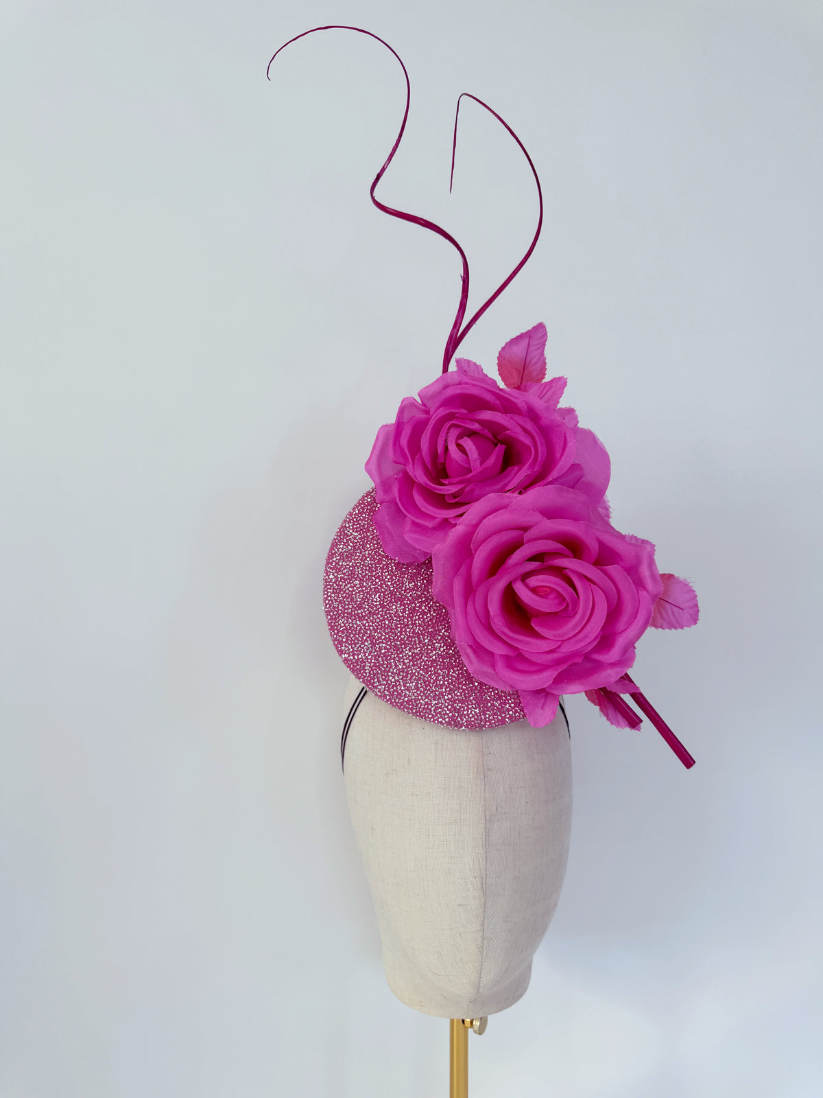 Handmade Hot Pink Headpiece