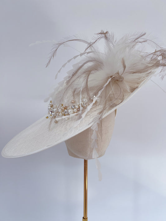 Hat with Feathers and Beads