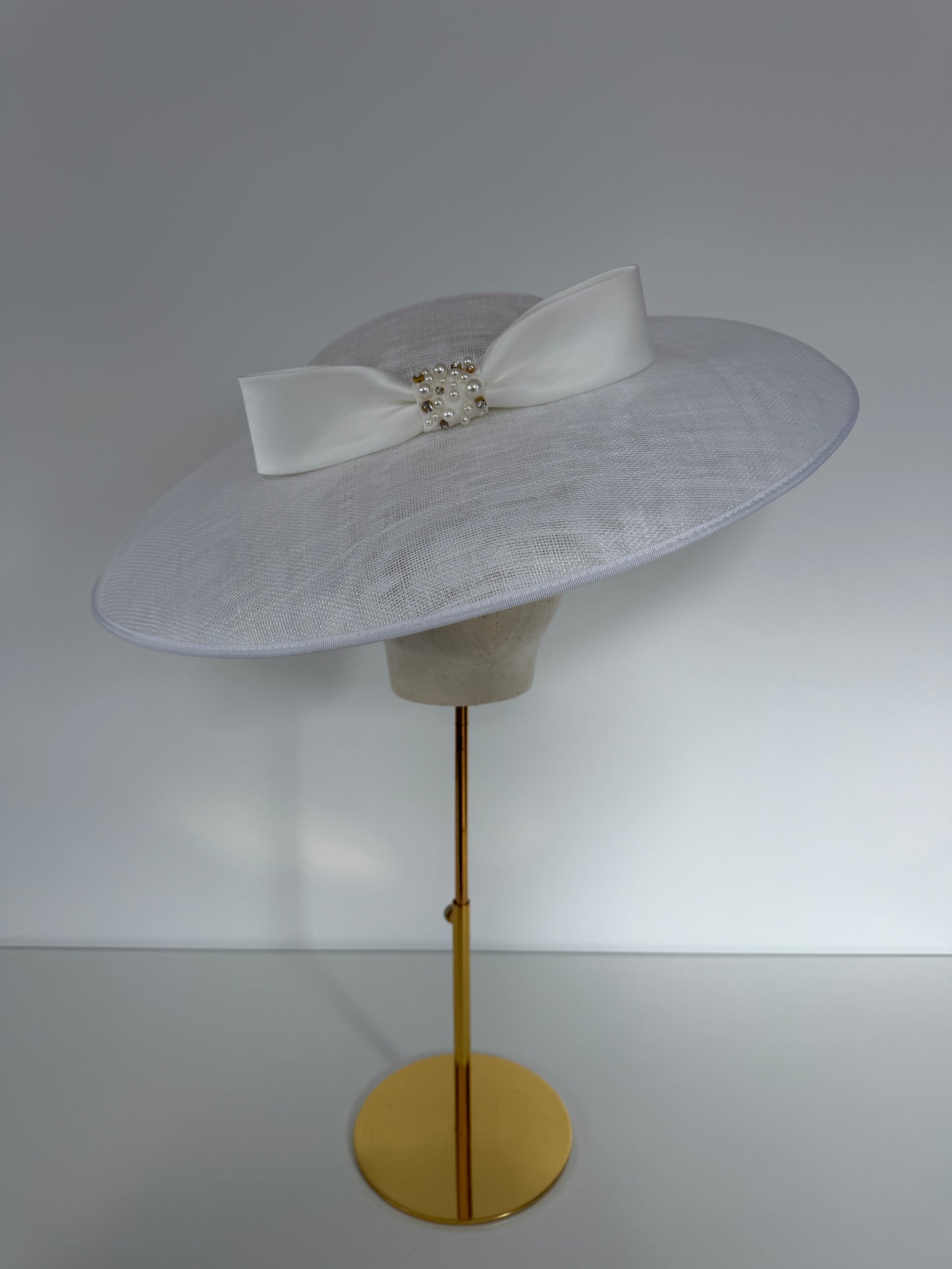 Absolutely Stunning Hat in White/ Porcelain