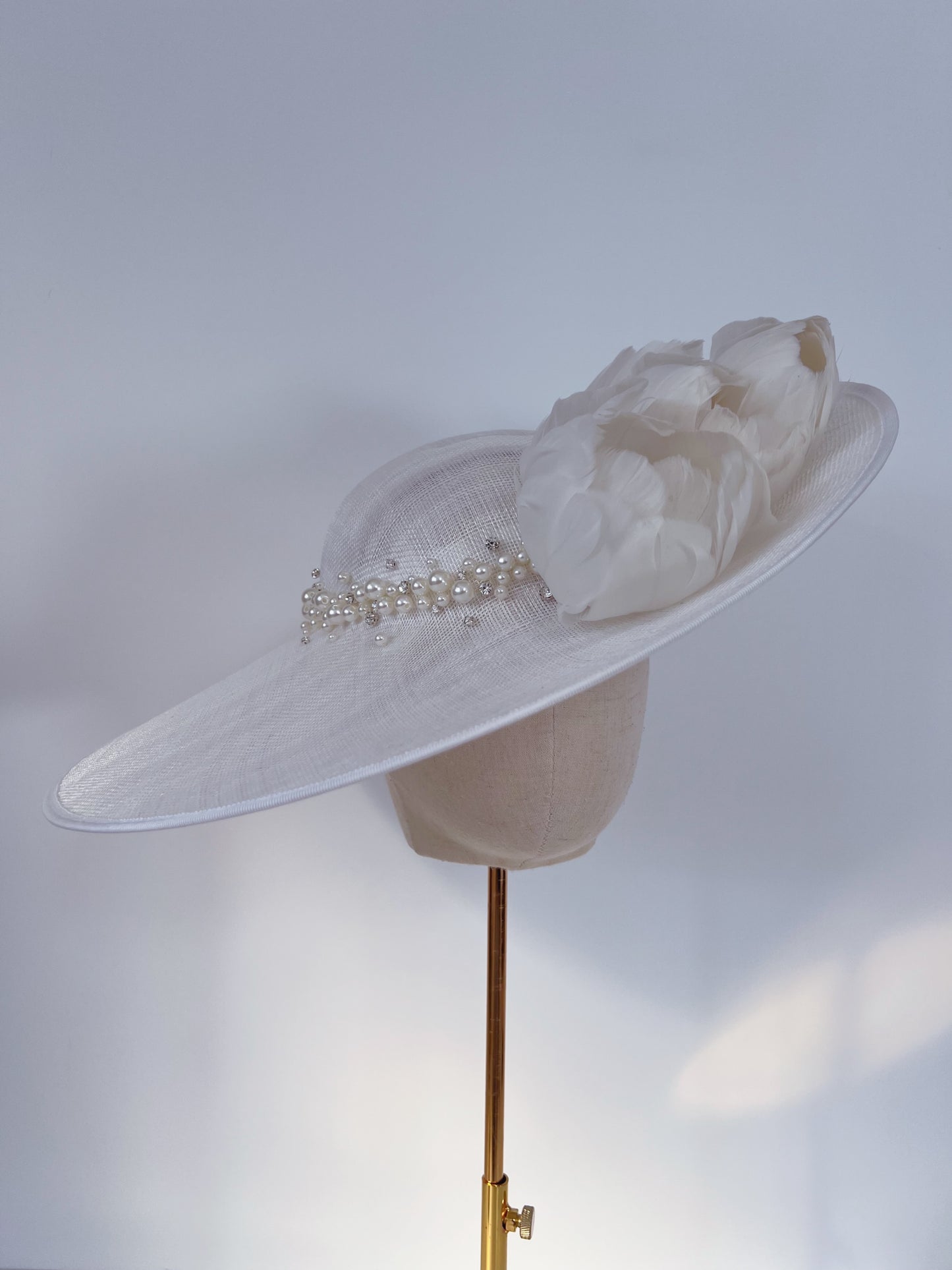 Hat with Feathers and Beads