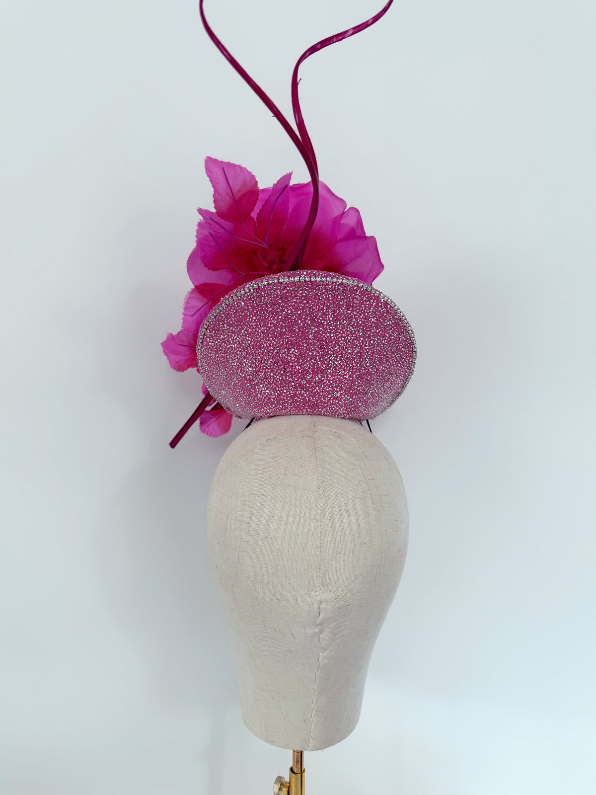 Handmade Hot Pink Headpiece