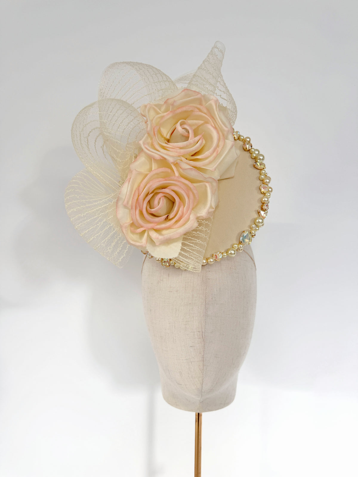 Handmade headpiece in lemon