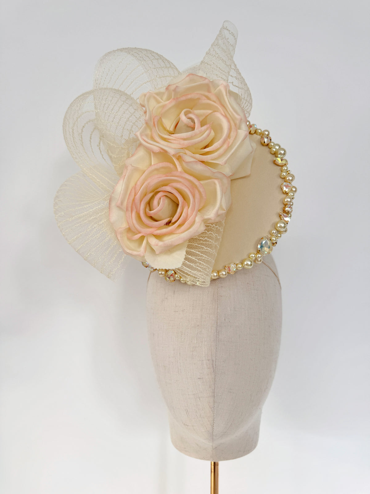 Handmade headpiece in lemon